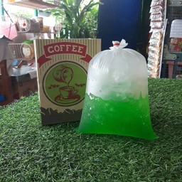 น้ำเขียว มะนาวโซดา ถุงกระดาษ