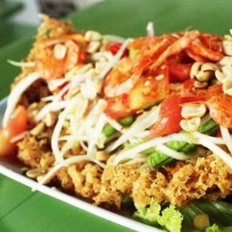 ส้มตำปลาดุกฟู