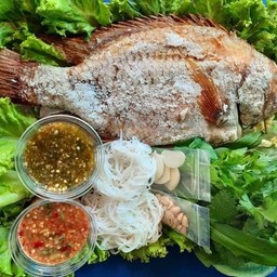 เมี่ยงปลาทับทิม 180 บ.