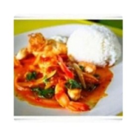 ข้าวกุ้งผัดพริกเผา