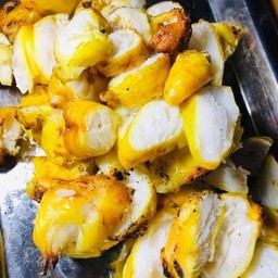 หมึกย่างน้ำจิ้มร้ายๆ