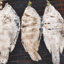 เมี่ยงปลาเผาฝนฟ้า&ปลาหมึกย่าง