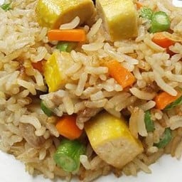ข้าวผัดเต้าหู้ โปรตีนเกษตร เจ