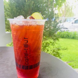 ชาดำมะนาว