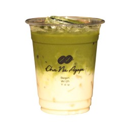 มัทฉะลาเต้เย็น