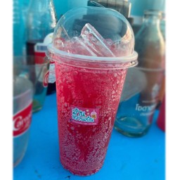 น้ำแดงโซดาเย็น แก้ว22ออนซ์