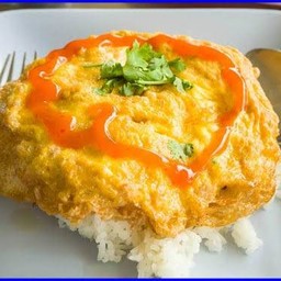 (16)ข้าวไข่เจียว 蛋包饭
