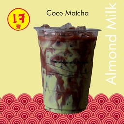 Coco matcha almond milk