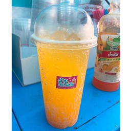 ส้มอิตาเลี่ยนโซดาเย็น แก้ว22ออนซ์