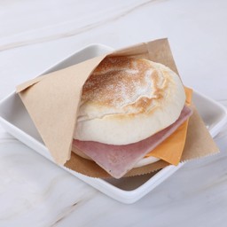 Ham & Cheddar Cheese with English Muffin