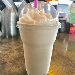 นมสดคาราเมลเย็น