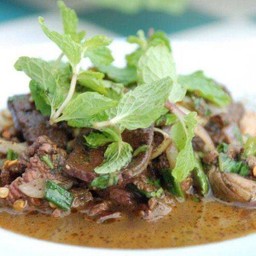 ส้าเนื้อสุก
