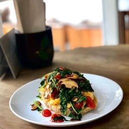 Open Breakfast Sandwich