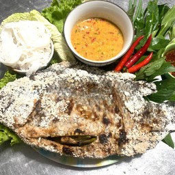 เมี่ยงปลาเผา