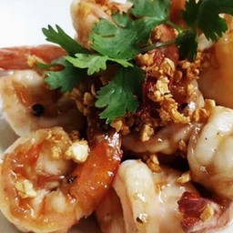 กุ้งทอดกระเทียม