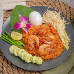 เส้นหมี่ผัดกะทิใต้โบราณ