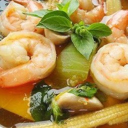 แกงเลียงกุ้งสด