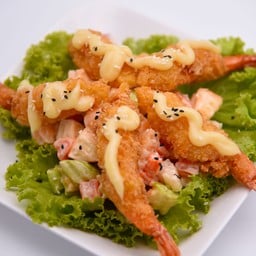 กุ้งทอดครีมสลัด