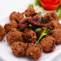 ลาบหมูทอด