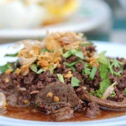 ลาบหมูสุก