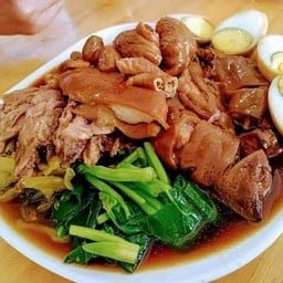 ข้าวขาหมู คากิ+เนื้อ