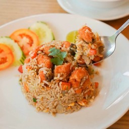 ข้าวแซลมอนเทริยากิ