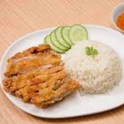 ข้าวมันไก่ทอด
