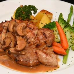 สเต็กสันคอหมู