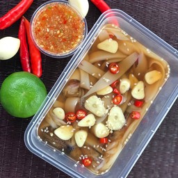 (กล่องใหญ่) ปลาหมึกดองซีอิ๊วเกาหลี