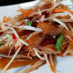 ตำคอหมูย่าง