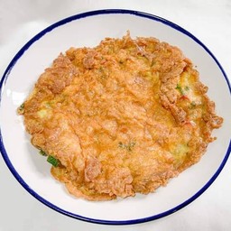 ไข่เจียวหมูสับทรงเครื่องกับข้าว