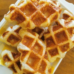 ครอฟเฟิลคาราเมลชูการ์ 1 ชิ้น