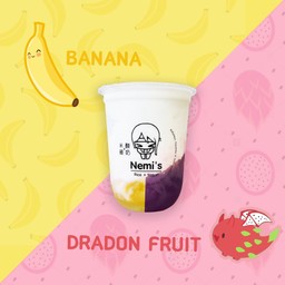 กล้วยและแก้วมังกร x โยเกิร์ต