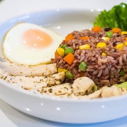 เซ็ตข้าวผัดอเมริกันคลีน ( ไร้น้ำมัน ไร้น้ำตาล )