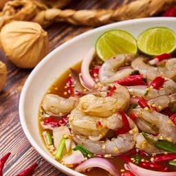 ยำกุ้งสด