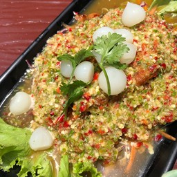 หมูย่างกระเทียมโทน