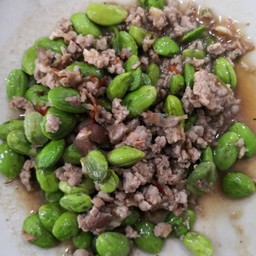 ข้าวสะตอผัดกุ้ง