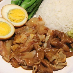 ข้าวคากิ + ไข่ + ไส้