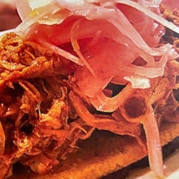 Pork pibil huarache
