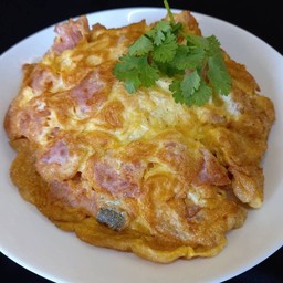 ข้าวไข่เจียวแหนม