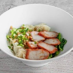เกี๊ยว หมูแดง แห้ง (ธรรมดา)
