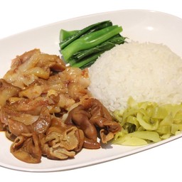 ข้าวคากิ + ไส้