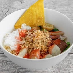 ก๋วยเตี๋ยวเย็นตาโฟ + ต้มยำ น้ำ (พิเศษ)