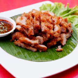 หมูทอด 1 ขีด