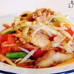 ส้มตำคอหมูย่าง