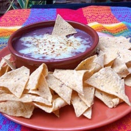 Beans cheese and chip