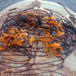 นูเทลล่า ฝอยทอง ช้อคชิพ ราดช็อกโกแลต