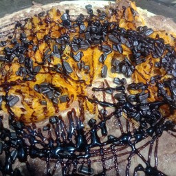 นูเทลล่า กล้วยหอม ฝอยทอง ราดช็อคโกแลต