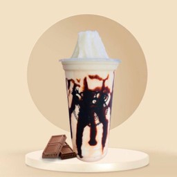 นมหมีปั่นช็อกโกแลต