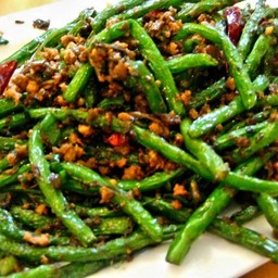 ถั่วแขกผัดหม่าล่า 麻辣四季豆